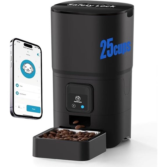 PAPIFEED 2.4G WiFi Automatic Cat Feeder with App