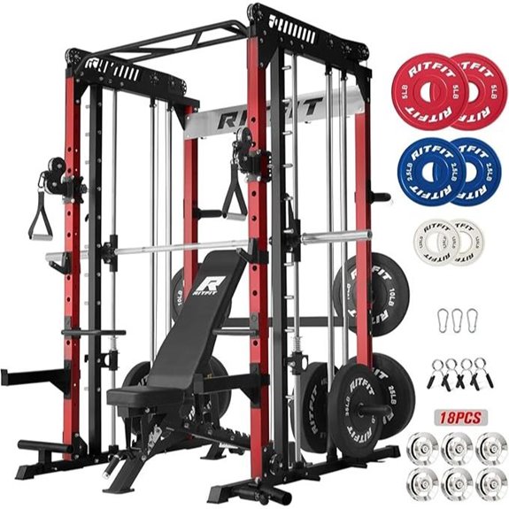 RitFit M1 & M1 Pro Smith Machine with Cables