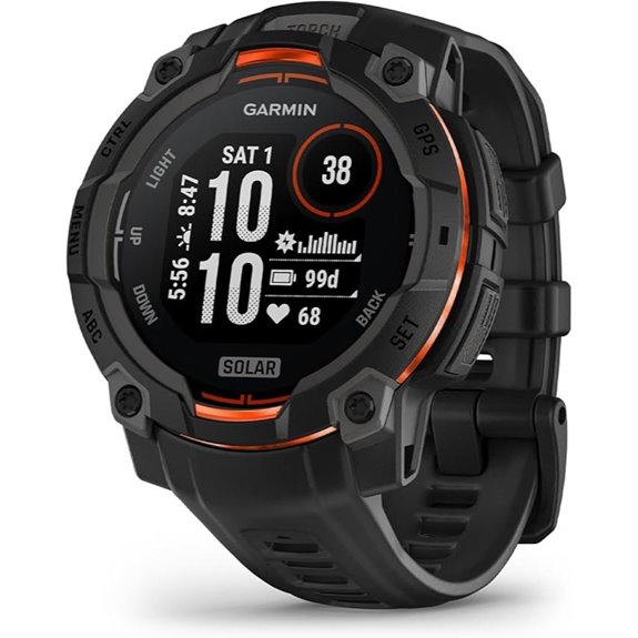 Garmin Instinct 3 Solar Rugged Outdoor GPS Watch