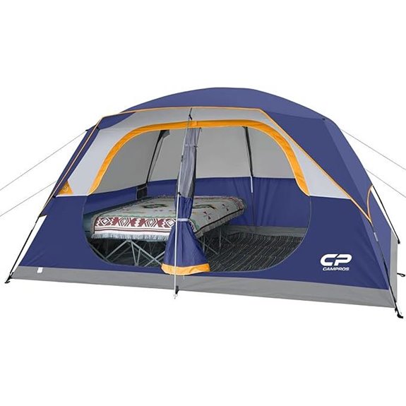 spacious waterproof camping tent