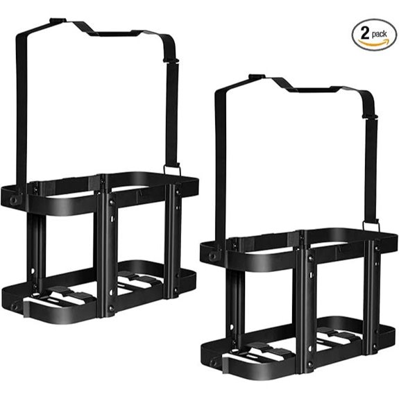 SPARKWHIZ Jerry Gas Can Holder Mount Brackets (2-Pack)