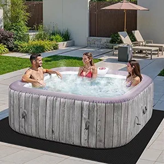 Inflatable Hot Tub for 4-6 Persons (Square)