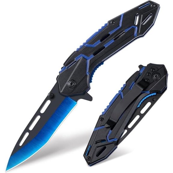 Cool Pocket Knife for Men with 3.4” Stainless Blade