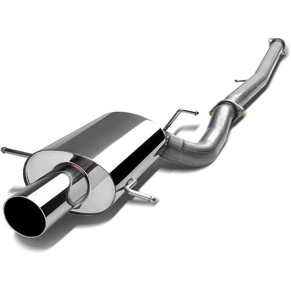 DNA Motoring Stainless Steel Cat Back Exhaust System
