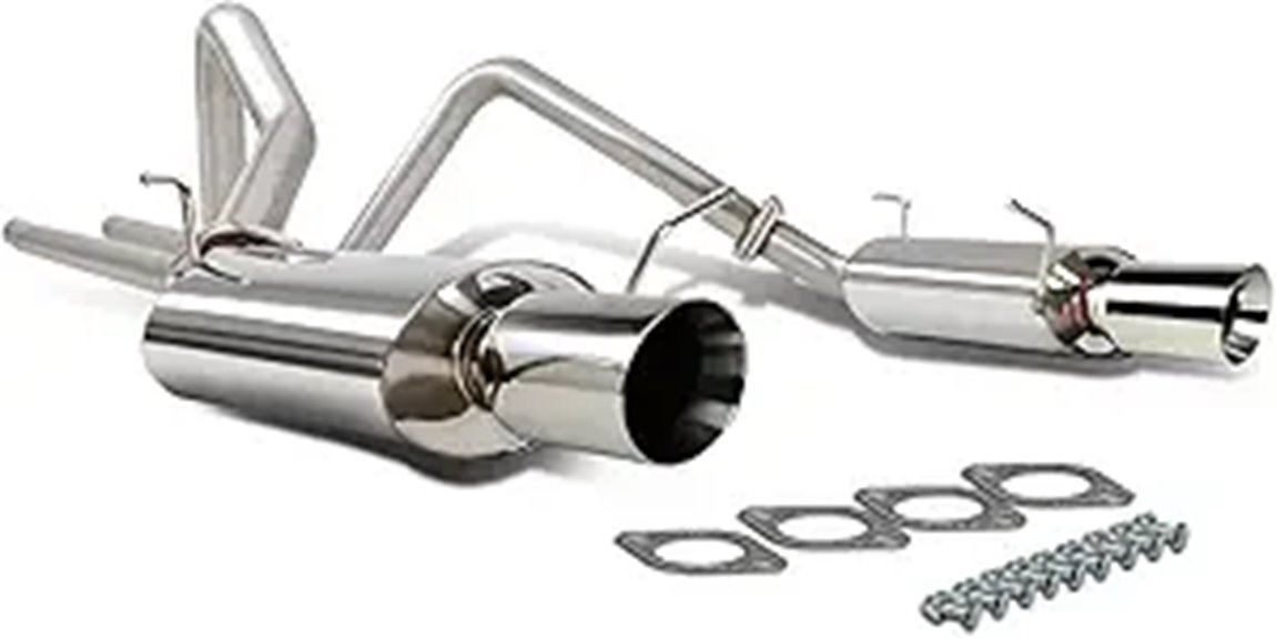 Stainless Steel Cat Back Exhaust System for Mustang