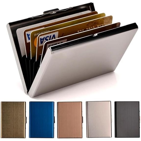 EASTNIGHTS RFID Stainless Steel Credit Card Wallet