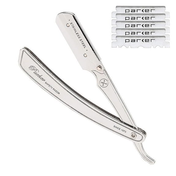 Parker SRX Stainless Steel Straight Razor