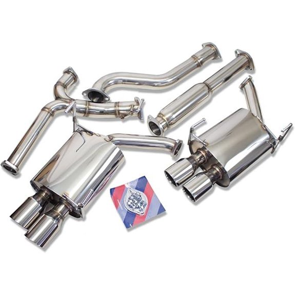 REV9 FlowMaxx Stainless Steel Cat-back Exhaust for Subaru WRX