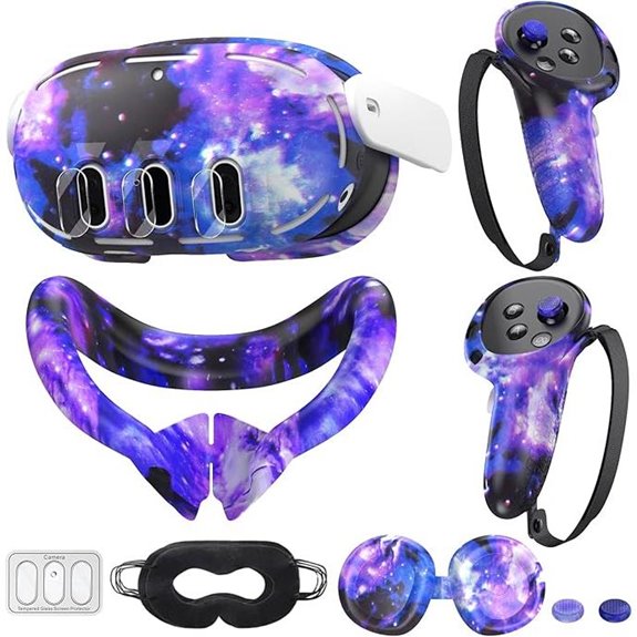 Meta Quest 3 VR Accessories Set (Starry Purple)