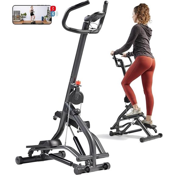 Sunny Health & Fitness Stair Stepper with App Connectivity