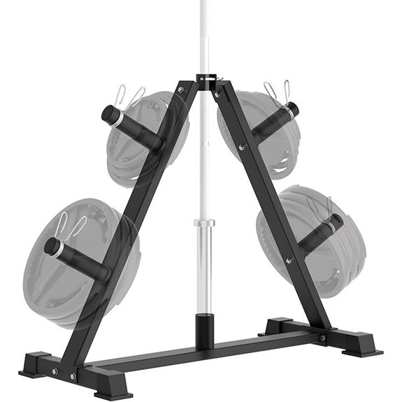 Heavy Duty Olympic Weight Plate Tree Rack