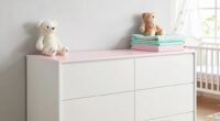stylish baby room storage