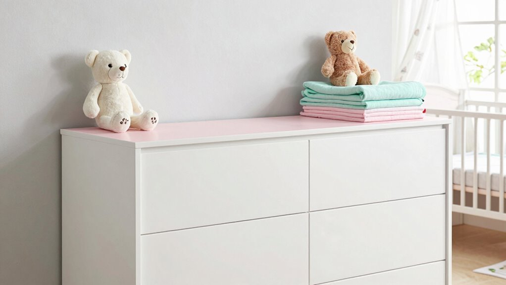 stylish baby room storage