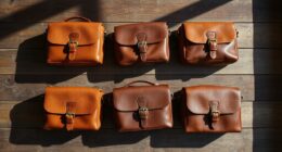 stylish full grain leather travel bags