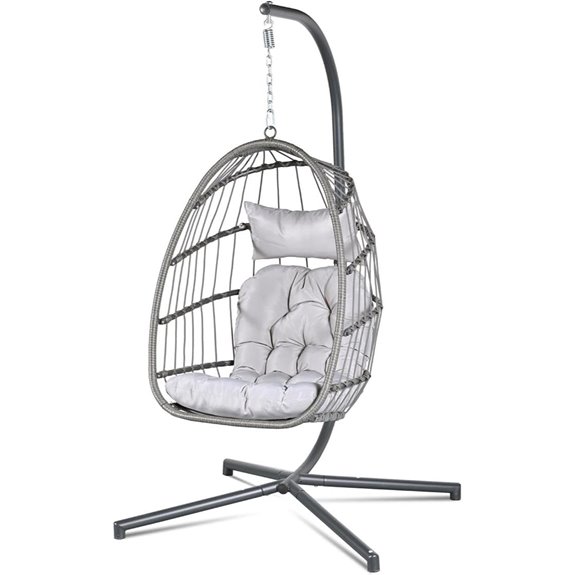 Econohome Hanging Egg Chair with Stand