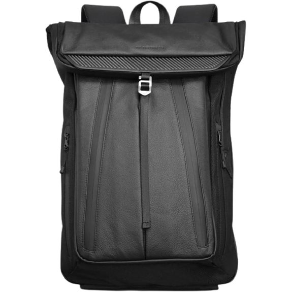 Frenchie Co. Work/Travel Backpack with Leather Trim