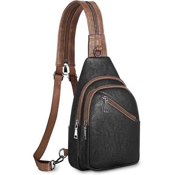 Trendy Vegan Leather Crossbody Sling Bag for Women