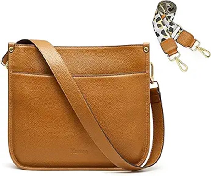Kattee Leather Crossbody Bag for Women