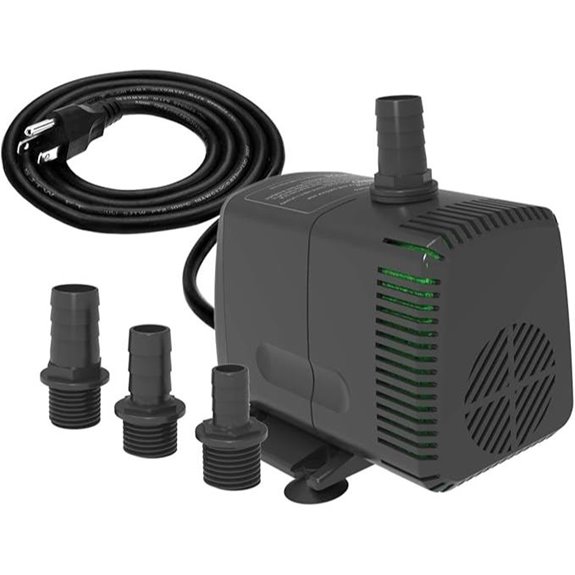 Submersible Pump 880GPH with Over Heating Protection