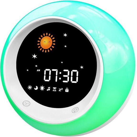 I.CODE Sun & Moon Kids Alarm Clock & Sleep Trainer