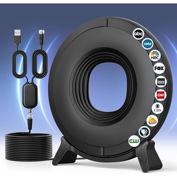 Indoor TV Antenna for Local Channels 4K/1080P Support