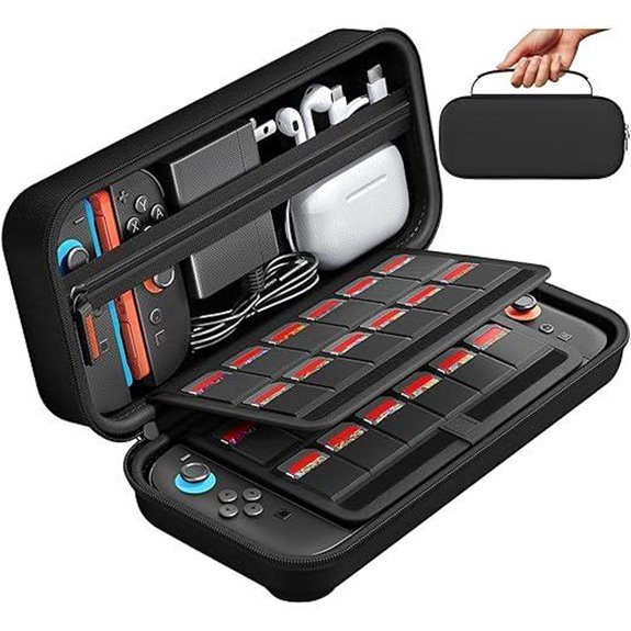 Daydayup Switch Carrying Case with 24 Game Cartridges