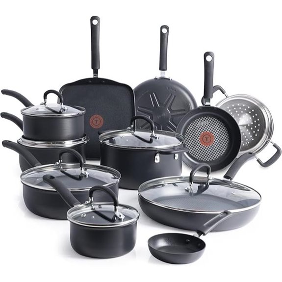 T-Fal 17-Piece Nonstick Cookware Set