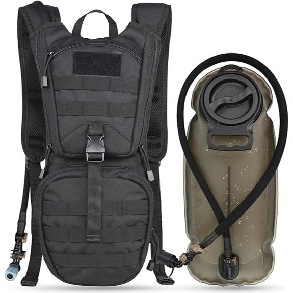MARCHWAY Tactical Hydration Pack with 3L Water Bladder