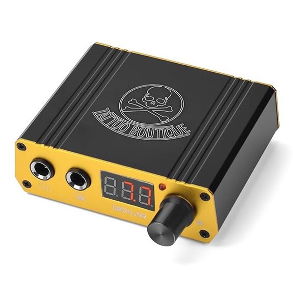 ATOMUS LCD Tattoo Power Supply with RCA Foot Pedal
