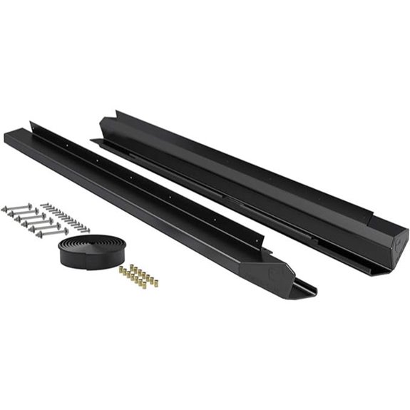 TeraFlex 4637310 Rock Slider Kit with Powder Coat