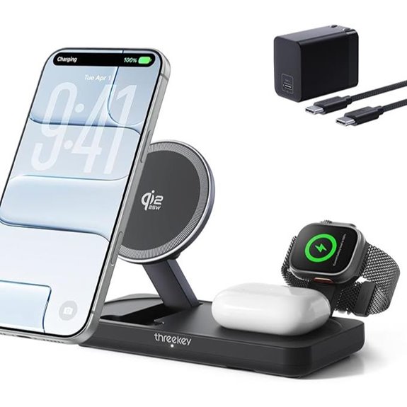 THREEKEY 3-in-1 iPhone 17 Charging Station