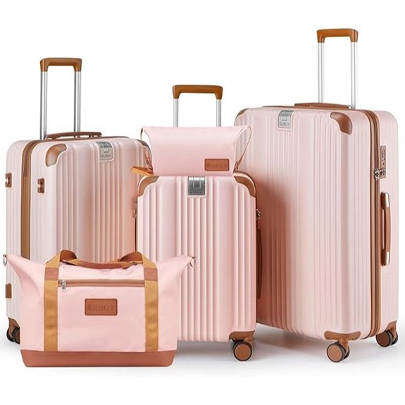3-Piece Hardshell Luggage Set with Spinner Wheels