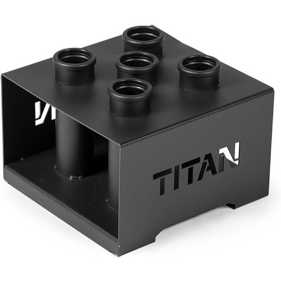 Titan Fitness 5 Barbell Holder for Home Gym