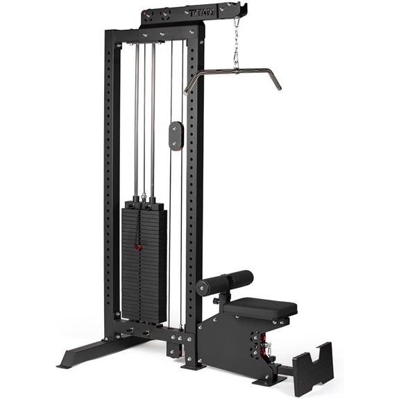 Titan Fitness LAT Tower Machine with 300 LB Cable Pulldown