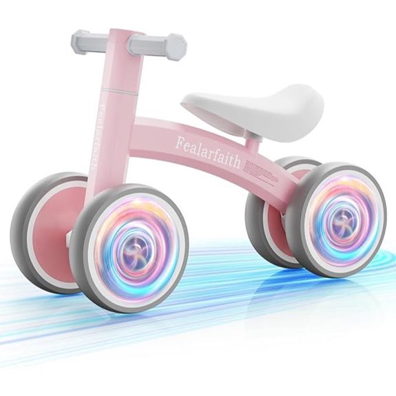 Baby Balance Bike with Lights for Toddlers