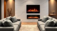 top 15 stylish electric fireplaces