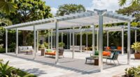 top aluminum pergola options