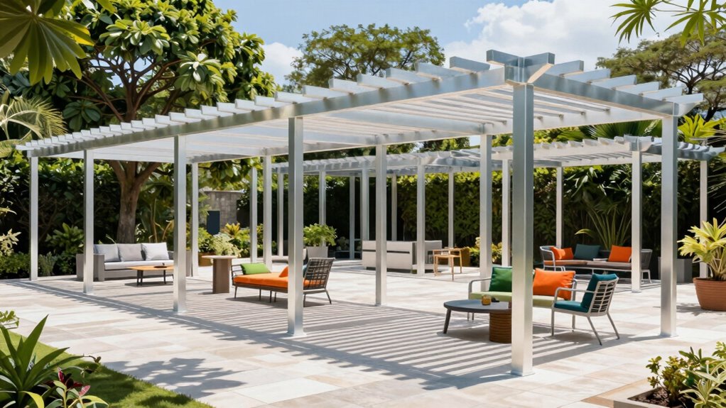 top aluminum pergola options