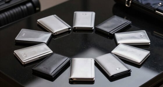 top aluminum travel wallets