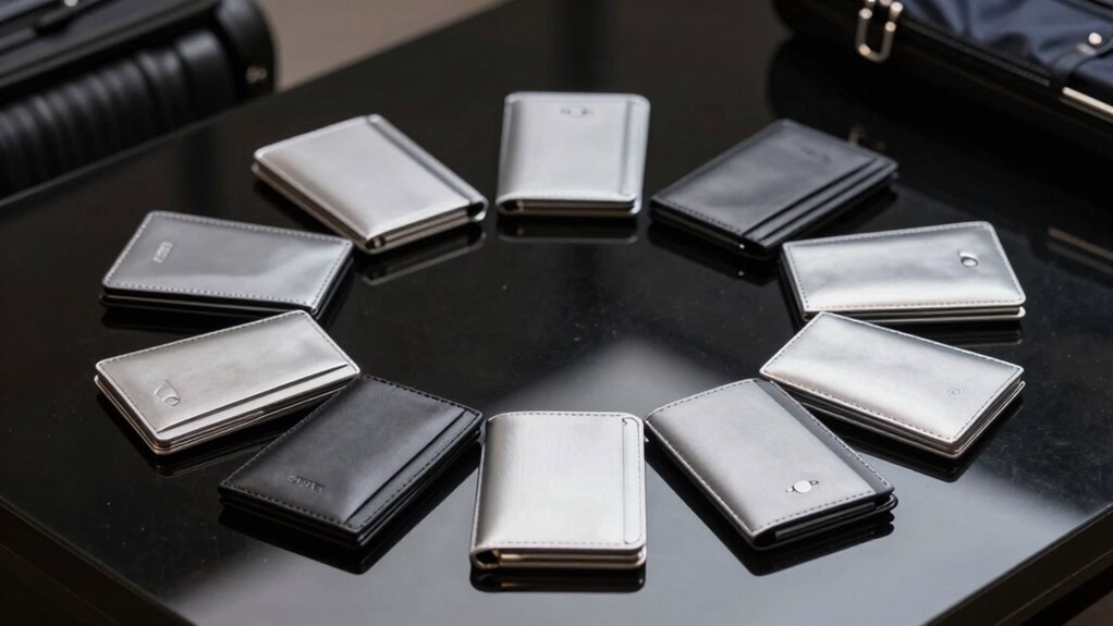 top aluminum travel wallets