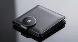 top aluminum wallet with airtag