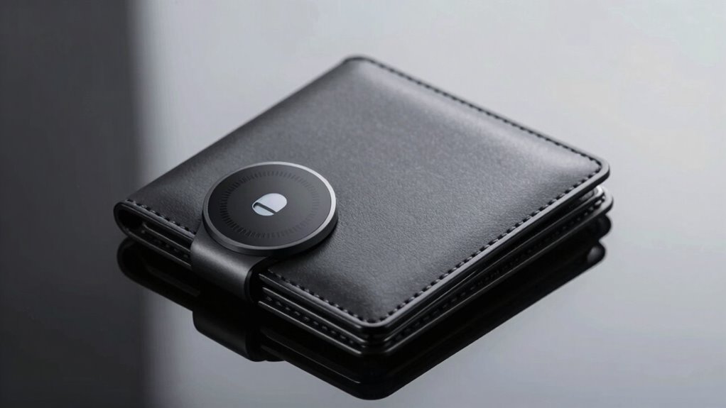 top aluminum wallet with airtag