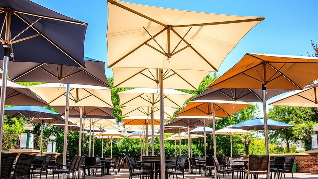 top commercial patio umbrella picks