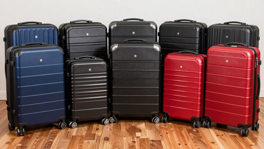 top compression luggage sets