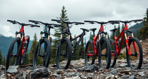 top downhill full suspension bikes