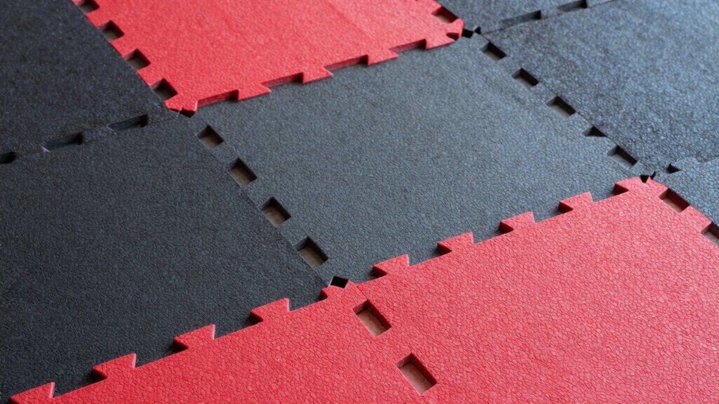 top durable gym rubber tiles