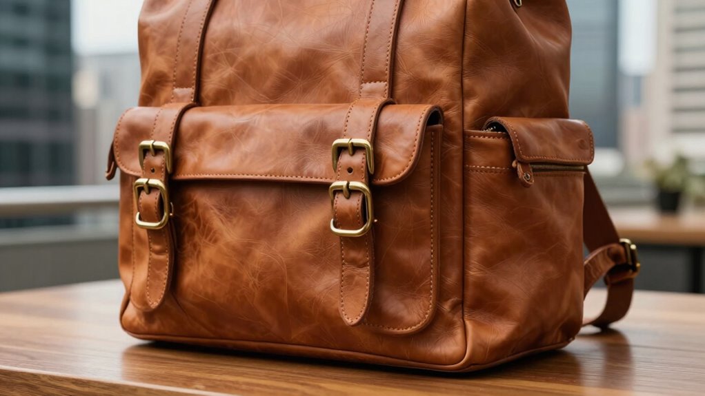 top full grain leather backpacks