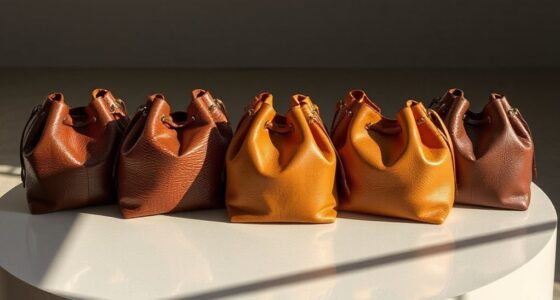 top full grain leather buckets