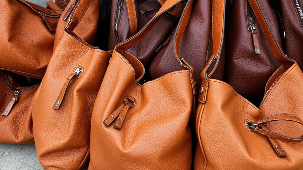 top full grain leather hobos