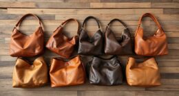 top full grain leather hobos